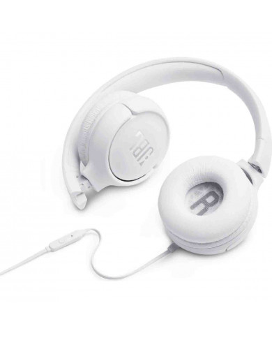Ακουστικά Stereo On-ear JBL Tune 500 3.5mm Pure Bass Sound με Μικρόφωνο JBLT500WHT Λευκό Ακουστικά Stereo On-ear JBL Tune 500 3.5mm Pure Bass Sound με Μικρόφωνο JBLT500WHT Λευκό