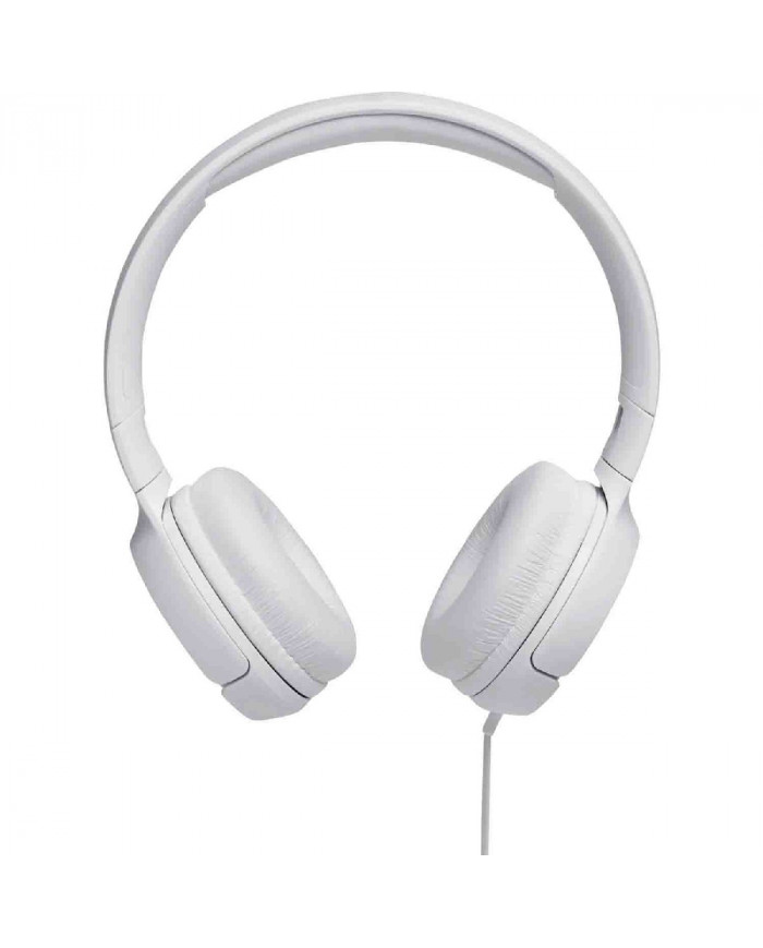 Ακουστικά Stereo On-ear JBL Tune 500 3.5mm Pure Bass Sound με Μικρόφωνο JBLT500WHT Λευκό