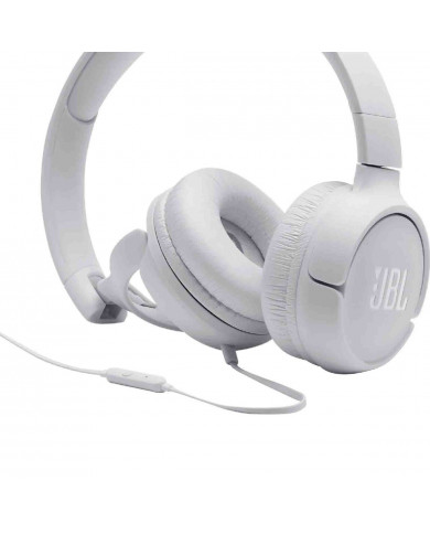 Ακουστικά Stereo On-ear JBL Tune 500 3.5mm Pure Bass Sound με Μικρόφωνο JBLT500WHT Λευκό Ακουστικά Stereo On-ear JBL Tune 500 3.5mm Pure Bass Sound με Μικρόφωνο JBLT500WHT Λευκό