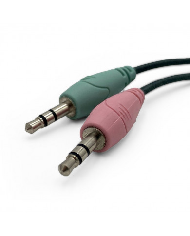 Ακουστικά Stereo Media-Tech TURDUS PRO MT3603 με Διπλό Κονέκτορα 3.5mm και Ρυθμιζόμενο Μικρόφωνο. Μαύρο