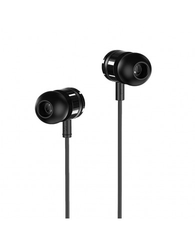 Hands Free Ancus Harmony MD44 in-Earbud Stereo 3.5mm Μαύρο με Μικρόφωνο και Πλήκτρο Λειτουργίας 1,2μ