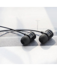 Hands Free Ancus Harmony MD44 in-Earbud Stereo 3.5mm Μαύρο με Μικρόφωνο και Πλήκτρο Λειτουργίας 1,2μ
