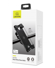 USAMS βάση ποδηλάτου για smartphone US-ZJ053, λαστιχένια, μαύρη