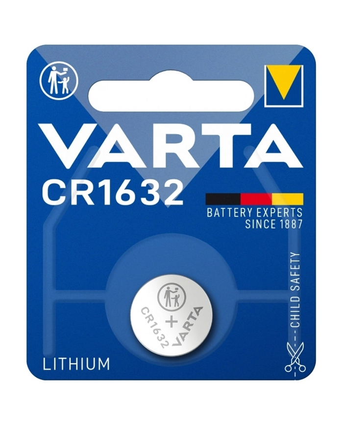 VARTA μπαταρία λιθίου CR1632, 3V, 1τμχ