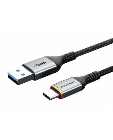 CABLETIME καλώδιο USB-C σε USB , 15W, 5Gbps, 0.5m, μαύρο CABLETIME καλώδιο USB-C σε USB , 15W, 5Gbps, 0.5m, μαύρο