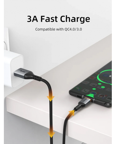 CABLETIME καλώδιο USB-C σε USB , 15W, 5Gbps, 0.5m, μαύρο CABLETIME καλώδιο USB-C σε USB , 15W, 5Gbps, 0.5m, μαύρο