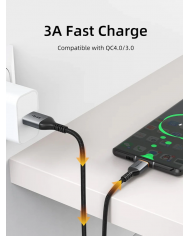 CABLETIME καλώδιο USB-C σε USB , 15W, 5Gbps, 0.5m, μαύρο