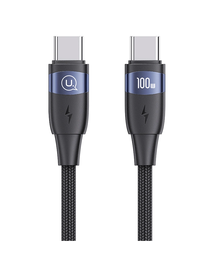 USAMS καλώδιο USB-C σε USB-C US-SJ633, 100W PD, 2m, μαύρο USAMS καλώδιο USB-C σε USB-C US-SJ633, 100W PD, 2m, μαύρο