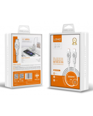 LDNIO καλώδιο USB-C σε USB-C , 65W PD, 2m, λευκό