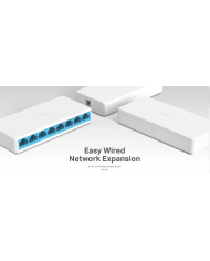 MERCUSYS Desktop Switch MS108, 8x 10/100 Mbps, Ver. 2