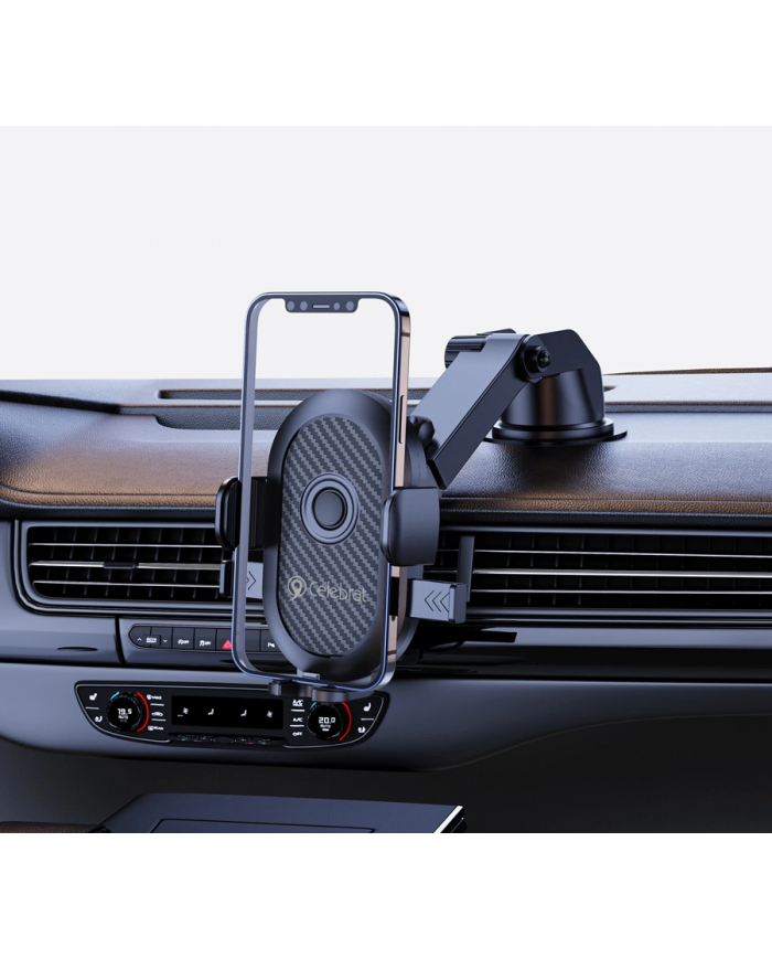 CELEBRAT βάση smartphone αυτοκινήτου  για ταμπλό, μαύρη