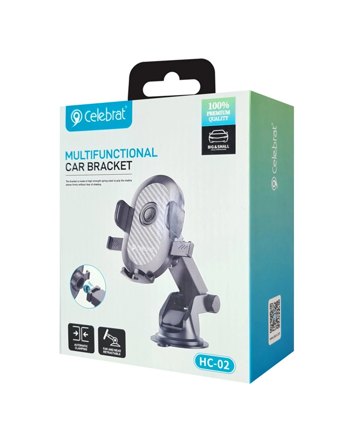 CELEBRAT βάση smartphone αυτοκινήτου  για ταμπλό, μαύρη
