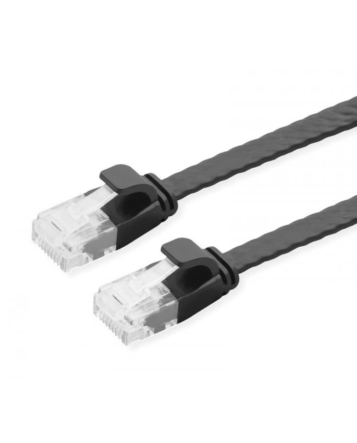 POWERTECH καλώδιο δικτύου , flat, Cat 6a U/UTP, 3m, μαύρο