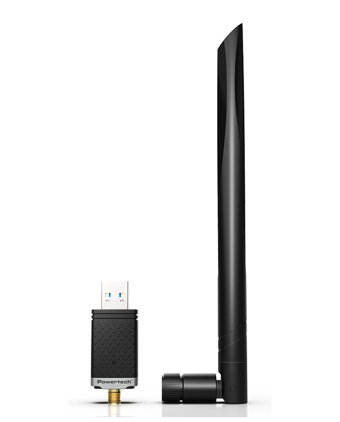 POWERTECH ασύρματος USB αντάπτορας δικτύου , 1300Mbps, 2.4/5GHz