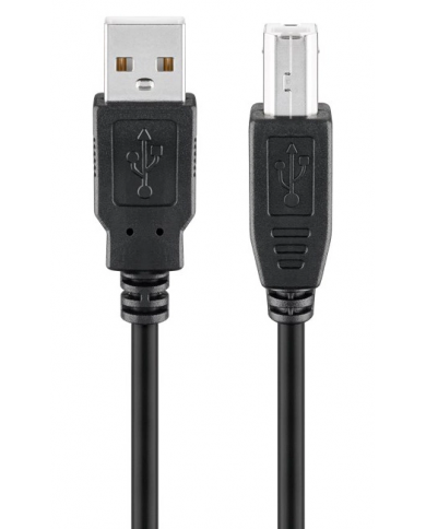 GOOBAY καλώδιο USB σε USB Type B , 0.25m, 480Mbps, μαύρο GOOBAY καλώδιο USB σε USB Type B , 0.25m, 480Mbps, μαύρο