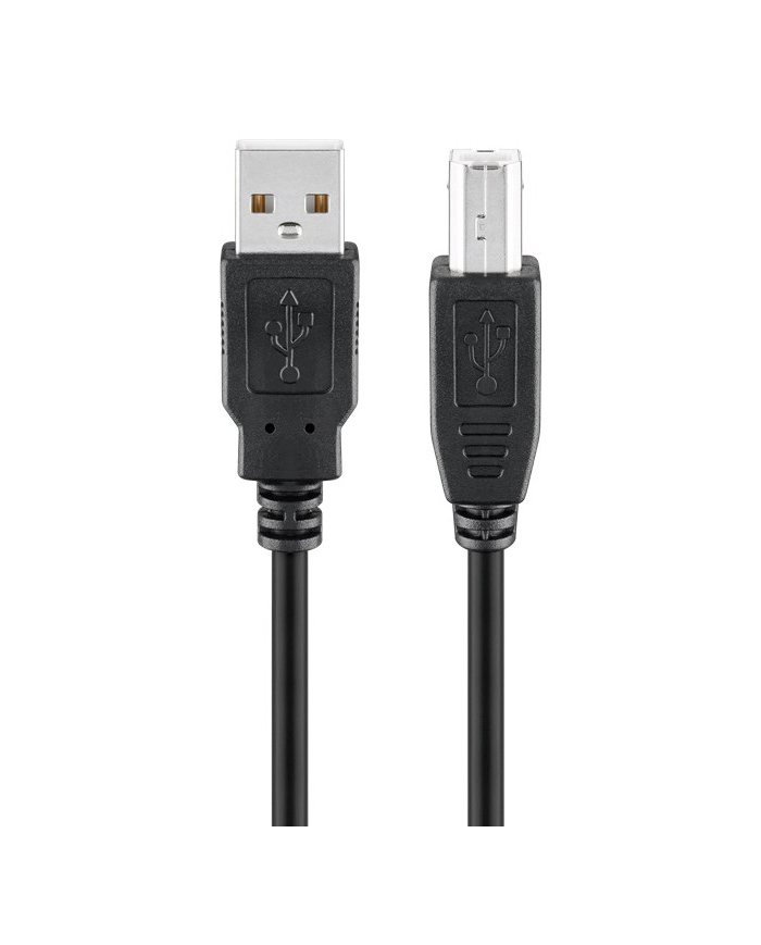 GOOBAY καλώδιο USB σε USB Type B , 0.25m, 480Mbps, μαύρο