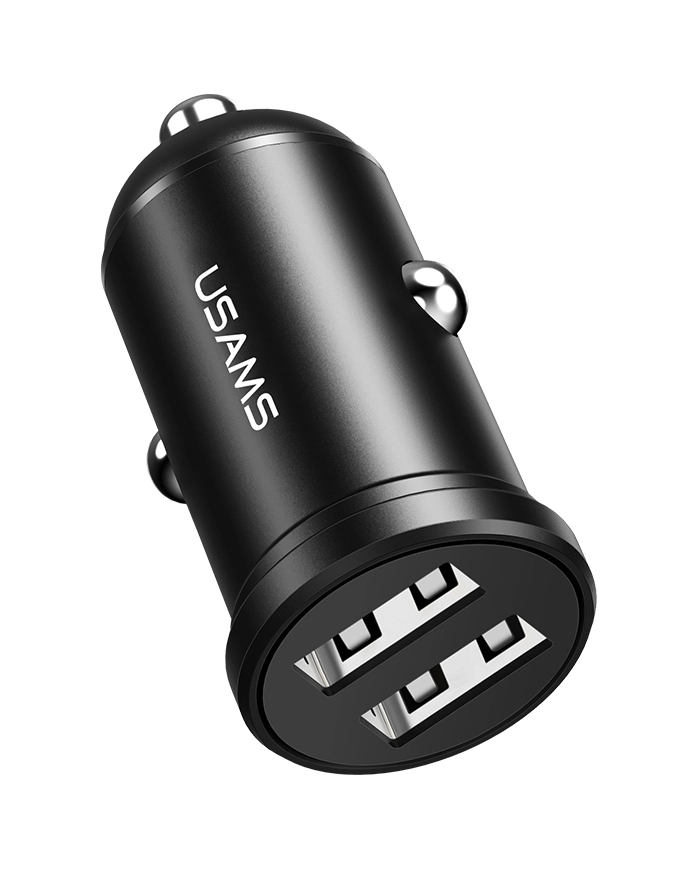SAMS φορτιστής αυτοκινήτου C20, 2x USB, 2.4A, μαύρο