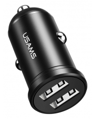 USAMS φορτιστής τοίχου T24 US-CC090, 2x USB, 2.1A, λευκός