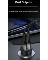 SAMS φορτιστής αυτοκινήτου C20, 2x USB, 2.4A, μαύρο