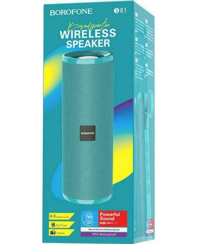 Borofone BR1 Beyond Ηχείο Bluetooth 5W με Ραδιόφωνο και 3 ώρες Λειτουργίας Turquoise