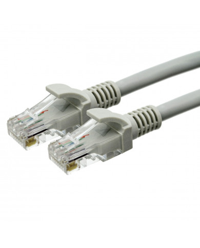 Καλώδιο Δικτύου Jasper Cat 6 UTP CCA 2m Γκρί Patch Cord