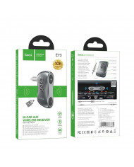 Hoco FM Transmitter Αυτοκινήτου E73 με AUX / Bluetooth / MicroSD