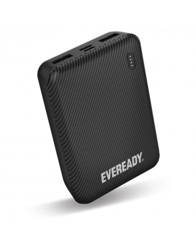 Power Bank Energizer Eveready Mini 10000mAh 2.1A με 2x USB 2.0 και LED Ένδειξη Μπαταρίας Μαύρο Power Bank Energizer Eveready Mini 10000mAh 2.1A με 2x USB 2.0 και LED Ένδειξη Μπαταρίας Μαύρο