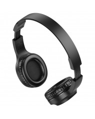 Wireless Ακουστικά Stereo Hoco W46 Charm V5.3 200mAh AUX Μαύρα Wireless Ακουστικά Stereo Hoco W46 Charm V5.3 200mAh AUX Μαύρα