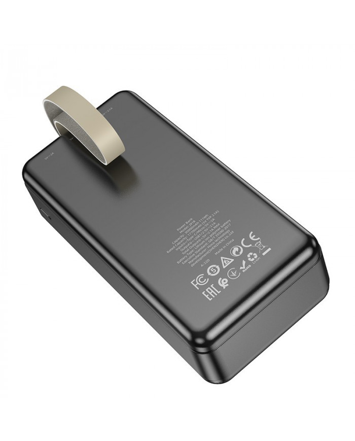 Power Bank Hoco J91B 30000mAh με Έξοδο 5V/2.1A με LED Ένδειξη Μπαταρίας Μαύρο