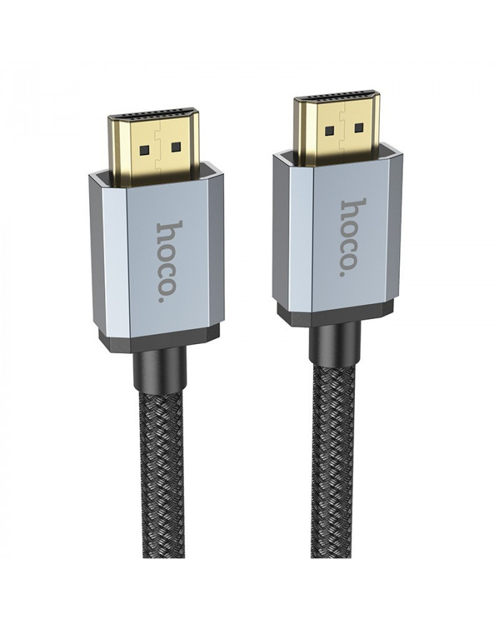 Καλώδιο σύνδεσης HDMI Hoco US03 HDMI 2.0 σε 4K 60Hz HD 18Gbps Μαύρο 1m Braided