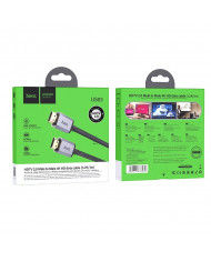 Καλώδιο σύνδεσης HDMI Hoco US03 HDMI 2.0 σε 4K 60Hz HD 18Gbps Μαύρο 1m Braided