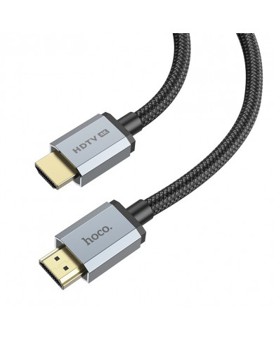 Καλώδιο σύνδεσης HDMI Hoco US03 HDMI 2.0 σε 4K 60Hz HD 18Gbps Μαύρο 1m Braided