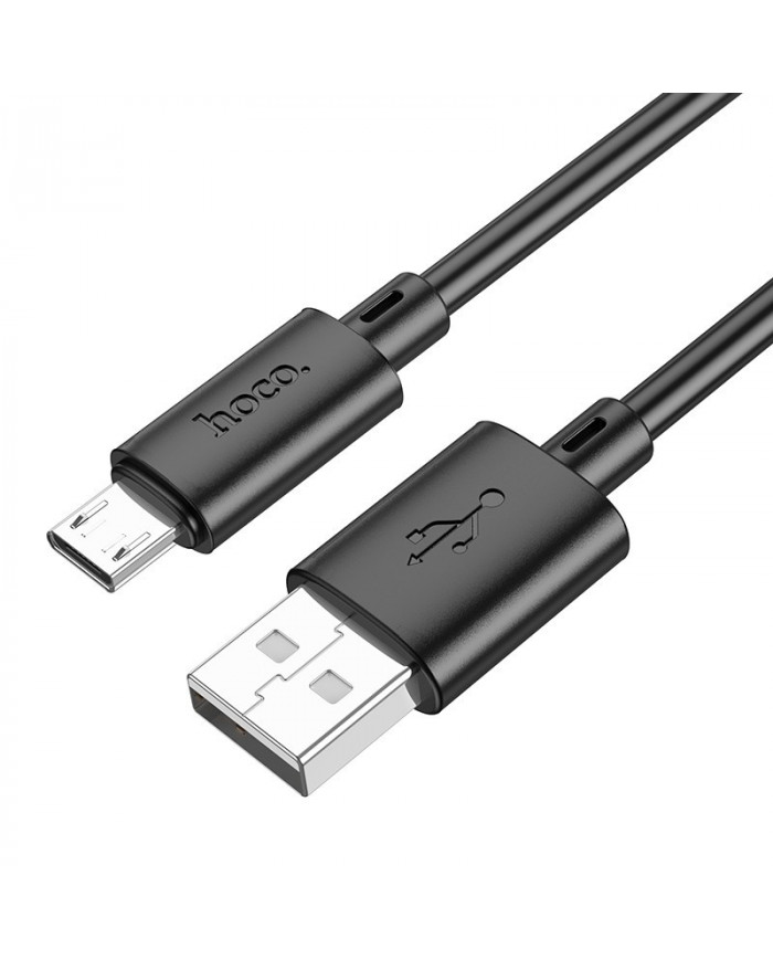 Καλώδιο σύνδεσης Hoco X88 USB σε Micro USB 2.4A 1m Μαύρο