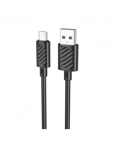 Καλώδιο σύνδεσης Hoco X88 USB σε Micro USB 2.4A 1m Μαύρο Καλώδιο σύνδεσης Hoco X88 USB σε Micro USB 2.4A 1m Μαύρο