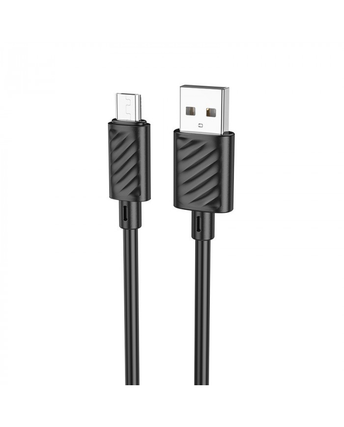 Καλώδιο σύνδεσης Hoco X88 USB σε Micro USB 2.4A 1m Μαύρο