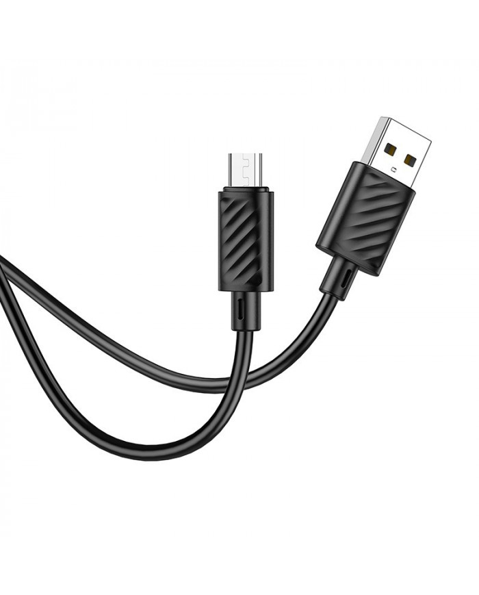 Καλώδιο σύνδεσης Hoco X88 USB σε Micro USB 2.4A 1m Μαύρο