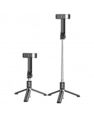 Selfie Stick Hoco K20 Prior για Συσκευές 4.5"-7.0" 70mAh Μήκος 980mm με Τηλεχειριστήριο Μαύρο