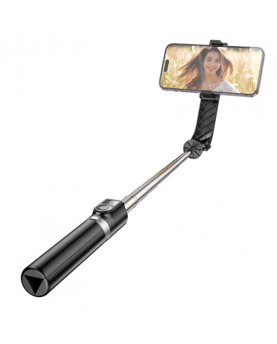 Selfie Stick Hoco K20 Prior για Συσκευές 4.5"-7.0" 70mAh Μήκος 980mm με Τηλεχειριστήριο Μαύρο