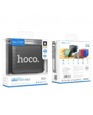 Φορητό Ηχείο Wireless Hoco BS51 Gold Brick Sports BT 5.2 Μαύρο 1200mAh 5W με FM και Micro-SD