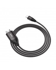 Καλώδιο σύνδεσης Hoco UA16 USB-C σε HDMI 4K 30Hz ULTRA HD 2m Γκρι Braided
