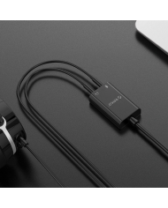 ORICO USB κάρτα ήχου SKT2, USB2.0, 2x 3.5mm, μαύρο ORICO USB κάρτα ήχου SKT2, USB2.0, 2x 3.5mm, μαύρο