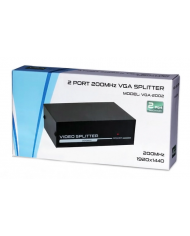 POWERTECH VGA splitter CAB-G031, 2 σε 1, 1920x1440px, μαύρο