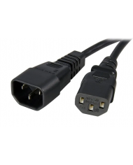 POWERTECH καλώδιο τροφοδοσίας προεκταση  1.5m, μαύρο