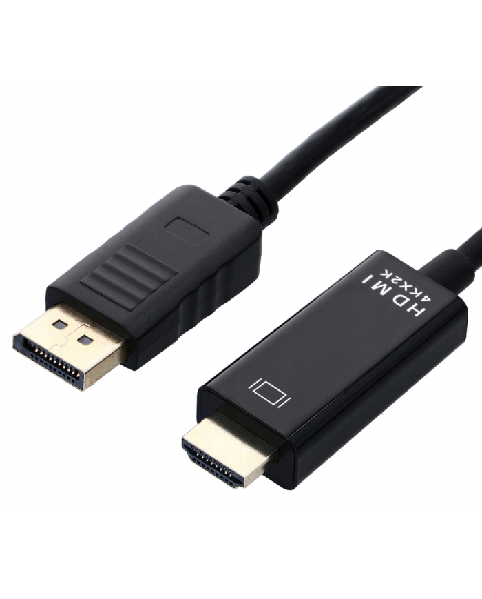 Powertech Cable DisplayPort male - HDMI male 1m
