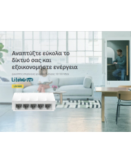 TP-LINK desktop switch LiteWave LS1005, 5-port 10/100Mbps, Ver 1.0