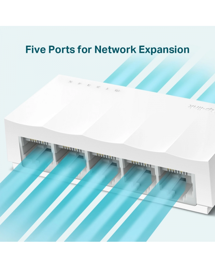 TP-LINK desktop switch LiteWave LS1005, 5-port 10/100Mbps, Ver 1.0