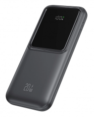 XO PR248 USB-C 20W / USB-A 22.5W Display Fast Charging Powerbank 10000mAh Μαύρο