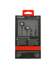 Hands Free Maxcom Soul 2 Stereo Earphones 3.5mm Μαύρα με Μικρόφωνο και Πλήκτρο Απάντησης/Σίγασης
