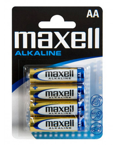 Μπαταρία Αλκαλική Maxell LR6 size AA 1.5 V Τεμ. 4 Μπαταρία Αλκαλική Maxell LR6 size AA 1.5 V Τεμ. 4