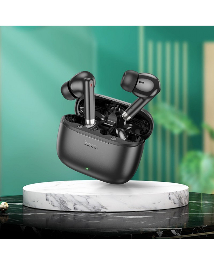 Wireless Hands Free Hoco EQ2 Thought TWS V5.3 με Πλήκτρο Ελέγχου Συμβατό με Siri και 7h Ώρες Λειτουργίας Μαύρα